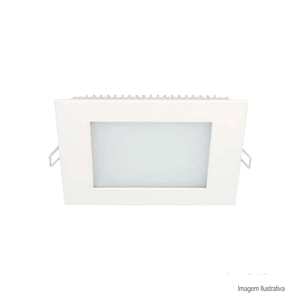 Painel de led quadrado embutir 6w 6500k branco - taschibra