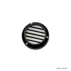 Balizador hamburgo com grade g69 preto - germany