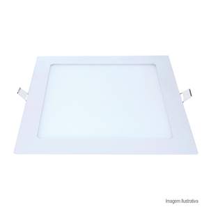 Painel de led de embutir quadrado 18w 4100k branco - blumenau