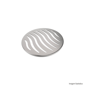 Grelha redonda 100mm inox tigre /ref:27471340.