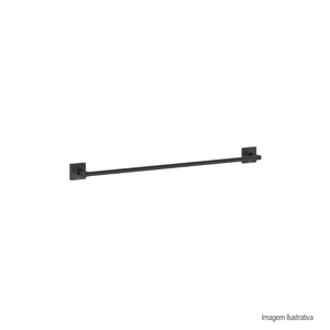 Toalheiro barra 60 cm up preto matte celite/ref:b5033cl0r0.