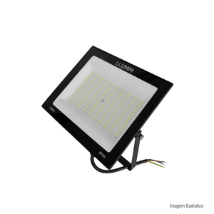Refletor led fit 30w preto llumm /ref:nldsmdrfft100w6v2.