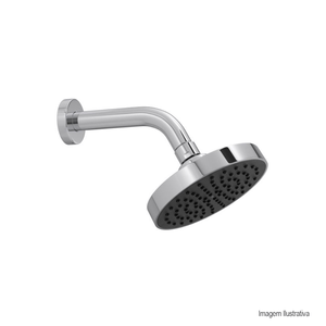 Chuveiro flex plus redondo 126mm cromado deca /ref:2081.c.std.