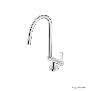Torneira para cozinha de mesa lix cromado /ref:b5008f7crb.