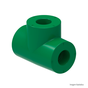 Tee ppr redução central 110x90x110mm - tigre