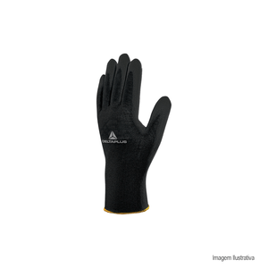 Luva poliester tam 8  preto delta/ref:ve702pn08.