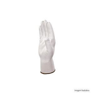 Luva poliester tam 9  branco delta /ref:ve702p09.