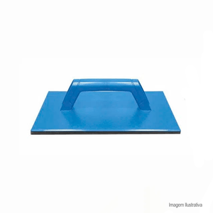 Desempenadeira plástica com borracha 17x30 - metasul