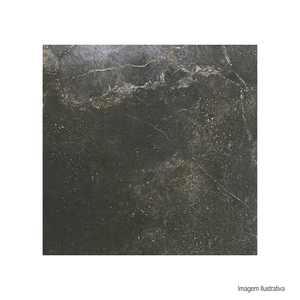 Porcelanato esmaltado lm rupestre gray 120x120cm roca / ref.fzg01e802