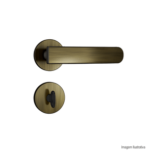 Fechadura 823/41 roseta antique e-coat wc stam /ref:41760.