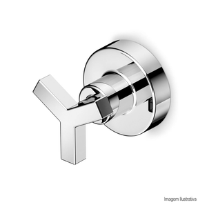 Acabamento de registro base docol 1/2 3/4 1 up cromado celite /ref:b5005f3cr0.