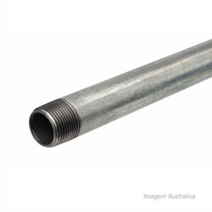 Tubo galvanizado nbr5580 76,1 2.1/2 x3,35mm c/6mts