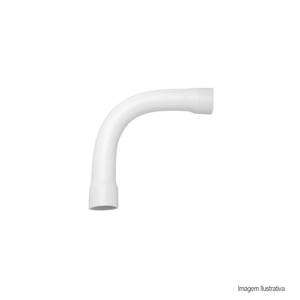 Lizflex multi curva longa com bolsa 1" 90 branca tramontina /ref:57260006.