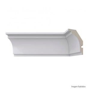 Rodateto de poliestireno r.475 70x50mm 2.4mts - santa luzia