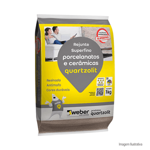 Rejunte porcelanato 1kg ypê - quartzolit