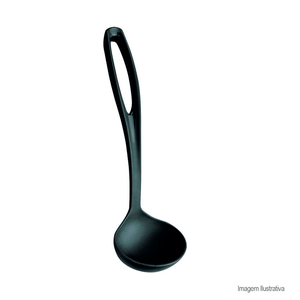Concha plástica de nylon 123ml preto - sanremo