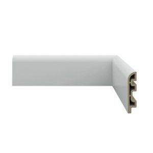 Rodape 70x15mm r1 abaulado liso smart branco 2.4m