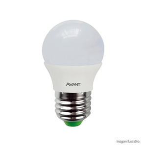 Lâmpada de led bolinha e-27 4w 6500k branco - avant