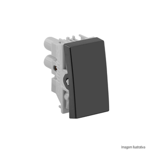 Modulo pulsador sem simbolo 10a grafite s30/35 simon /ref:30152-38.