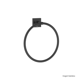 Toalheiro anel up preto matte celite /ref:b5034cl0r0.