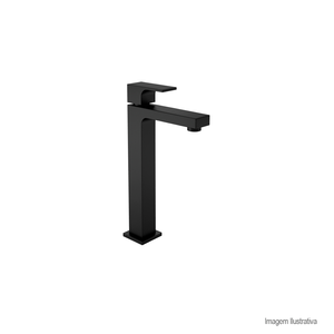 Torneira para lavatório unic de mesa bica alta black matte - deca