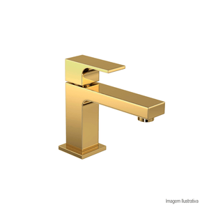 Torneira para lavatório unic de mesa bica baixa gold - deca