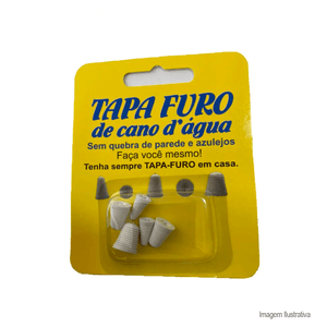 Tapa furo de cano dágua - tapa furo