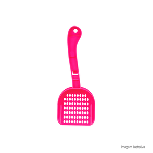 Pá higiênica plástica gato rosa - sanremo