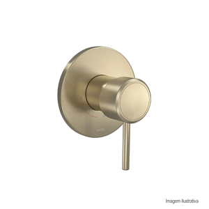 Acabamento monocomando para chuveiro redondo summer gold deca /ref:4993.sm104.chu.mt.