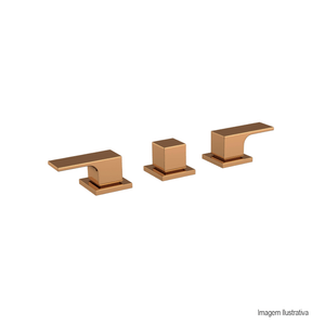 Misturador bide unic red gold deca /ref:1895.gl90.rd.