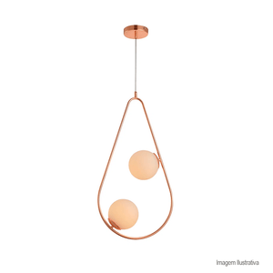 Pendente Pérola Gota Duo Cobre 2Xg45 Avant  / REF. 340424405