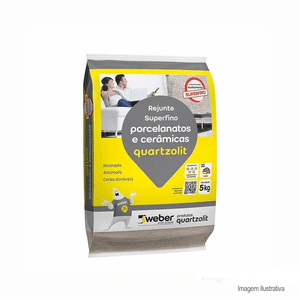 Rejunte porcelanato 5kg marrom café quartzolit /ref:0110.00049.0030fd.