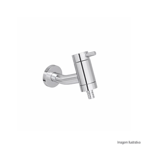 Torneira para jardim e tanque com adaptador para mangueira link cromado deca /ref:1153.c.lnk.
