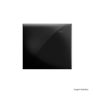 Placa 4x4 cega preto simon 35 /ref:35600-59.