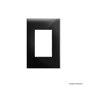 Placa 4x2 -3 postos preto simon 35 /ref:35613-39.