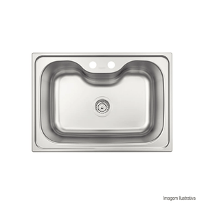 Cuba morgana undermount aço inox acetinado tramontina /ref:93806/592.