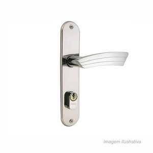 Fechadura externo inox polido pop 2600 90 aliança