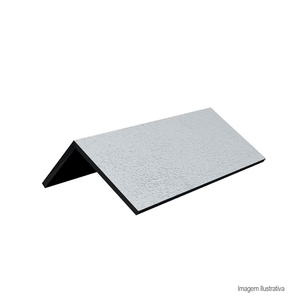 Cumeeira inicial de concreto plana cinza pérola - soberana