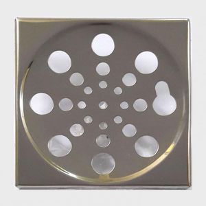 Grelha inox quad 10cm simples