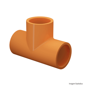 Tee de rededução fire 2.1/2"x1" tigre