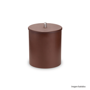 Lixeira com tampa 5 litros corten arthi /ref:0366.
