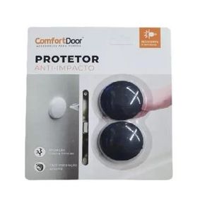 Protetor anti impacto para porta preto comfort door /ref:332.