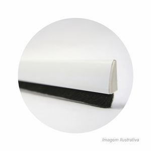 Veda porta escova adesivo 80cm branco comfort door /ref:27.
