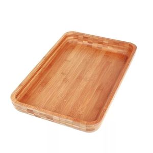 Gamela para churrasco de bamboo 30x45cm mor /ref:3361.