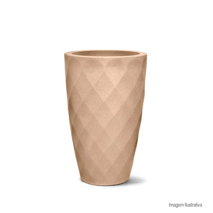 Vaso safira cônico n55 areia nutriplan /ref:7300202-19.