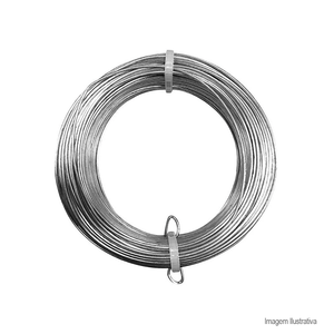 Arame galvanizado n.18 de 1,24mm com 10 metros - bemfixa