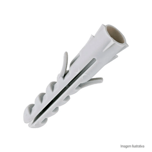 Bucha de nylon sem anel 5mm com 100 unidades - bemfixa