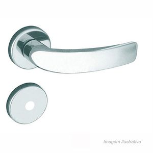 Fechadura banheiro cromado galaxy 4183 aliança