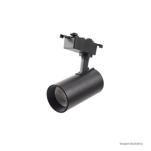 Spot para trilho authentic evo 3000k 12v preto avant / ref.911905708