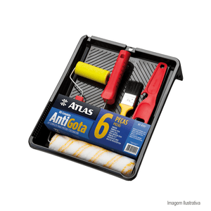 Kit para pintura anti-gota com 6 peças - atlas